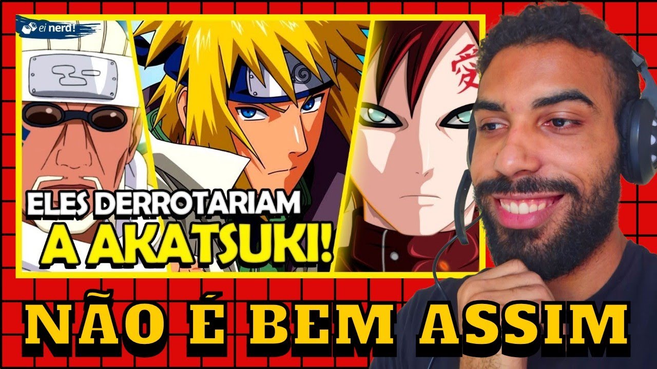 GEEK REAGE a 9 PERSONAGENS DE NARUTO QUE DESTRUIRIAM A AKATSUKI @einerdtv