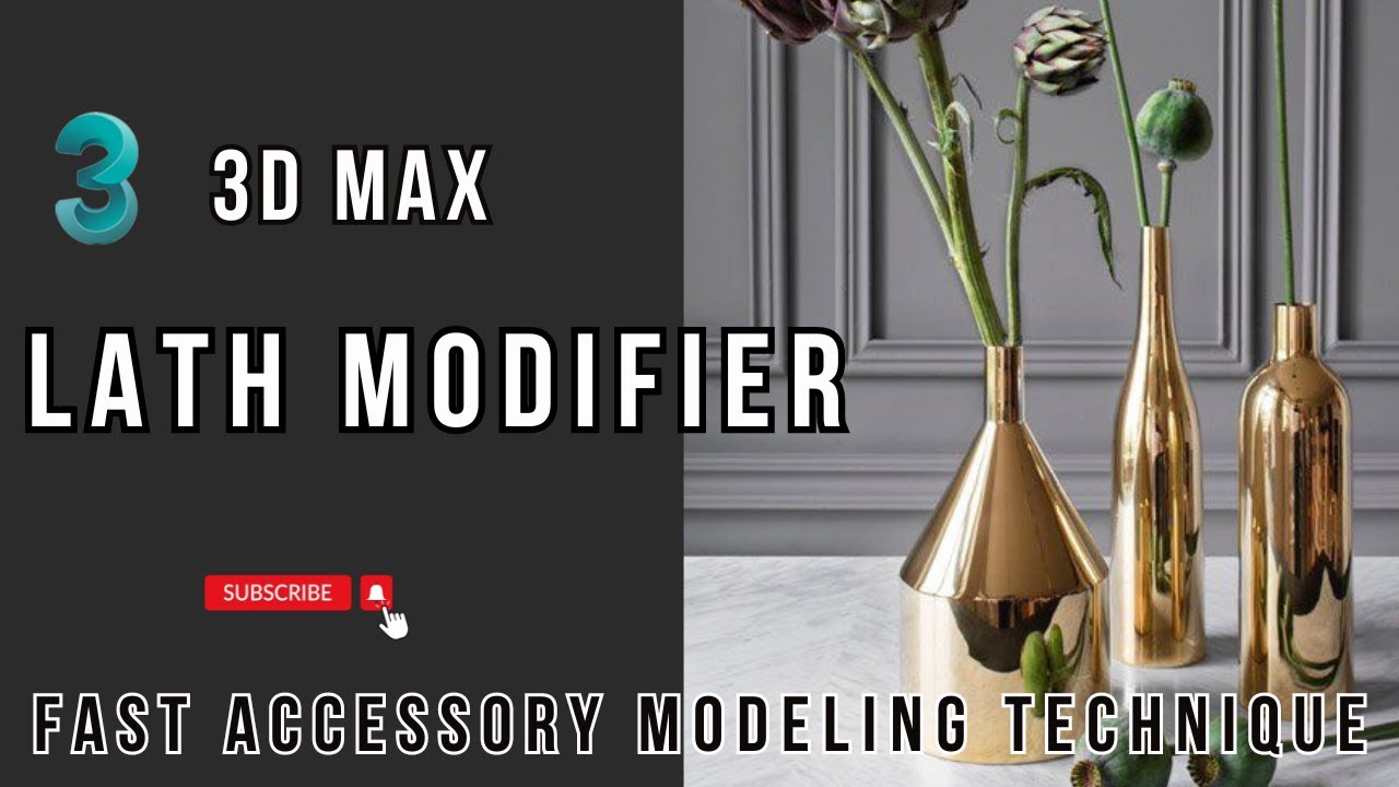 Fast accessory modeling technique |Lathe modifier