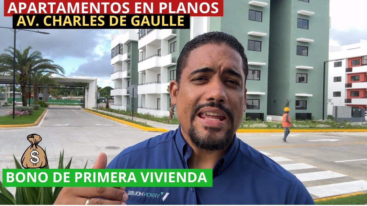 APARTAMENTOS EN PLANOS CON BONO DE VIVIENDA EN LA AVENIDA CHARLES DE GAULLE | SANTO DOMINGO ESTE