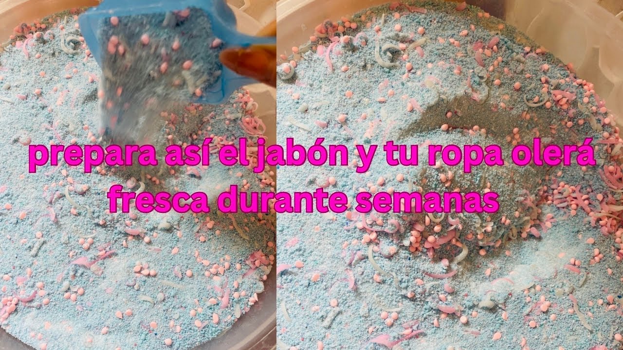 ropa con olor por meses JABON DETERGENTE CASERO MEJORADO PARA lavadora ropa muy sucia