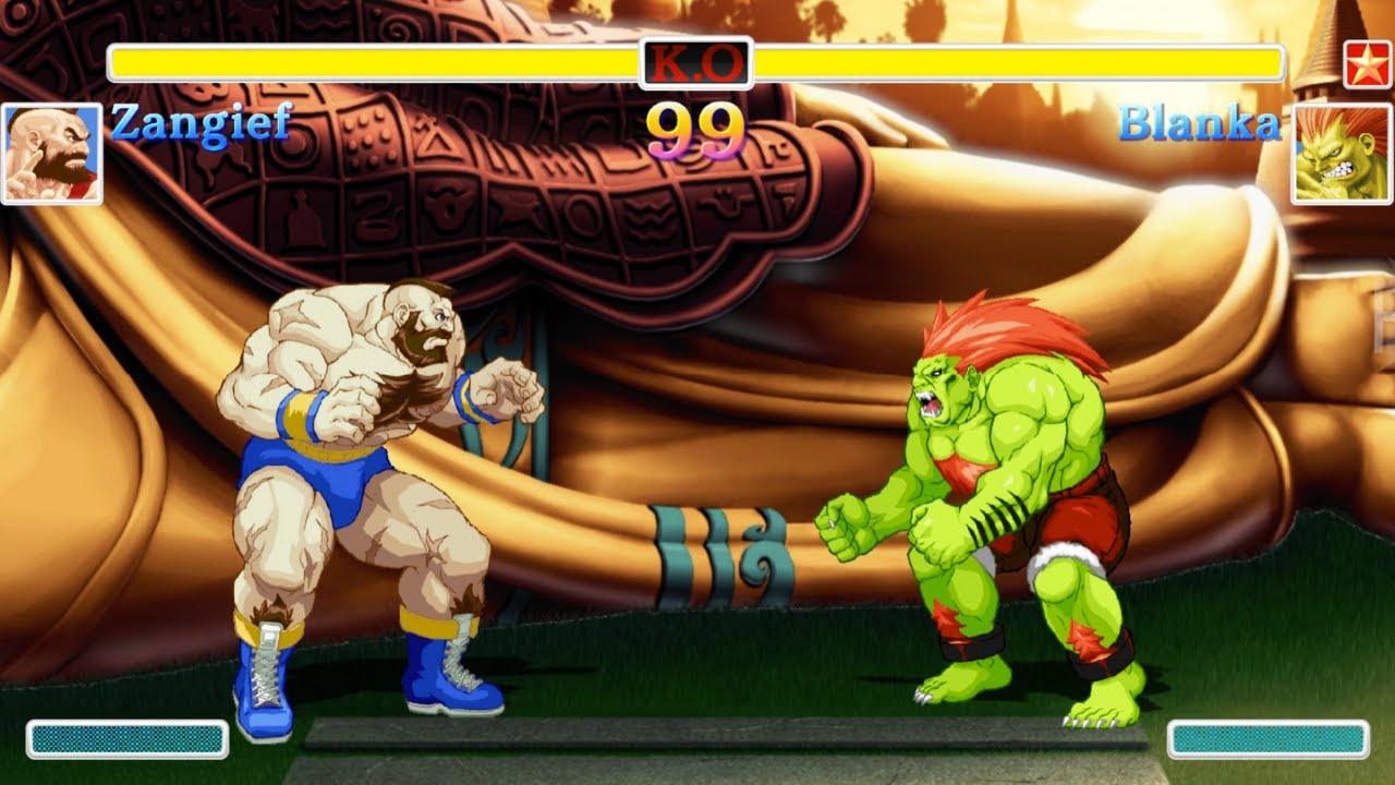 Zangief vs Blanka (Hardest) Ultra Street Fighter 2: The Final Challengers.