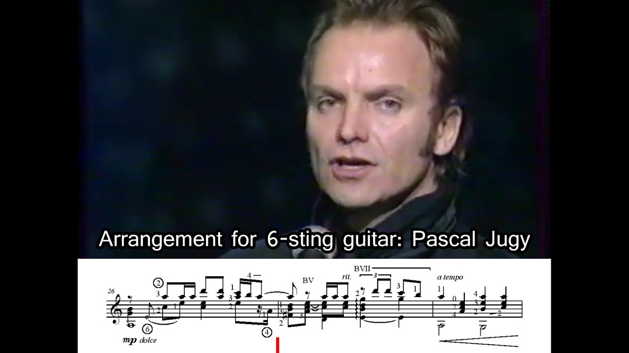 JE NE SAIS PAS by Jacques Brel - Solo guitar score.