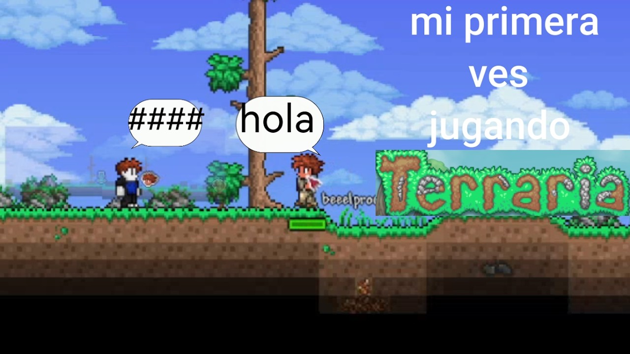 mi primera vez jugando terraria   [ terraria serie capitulo 1