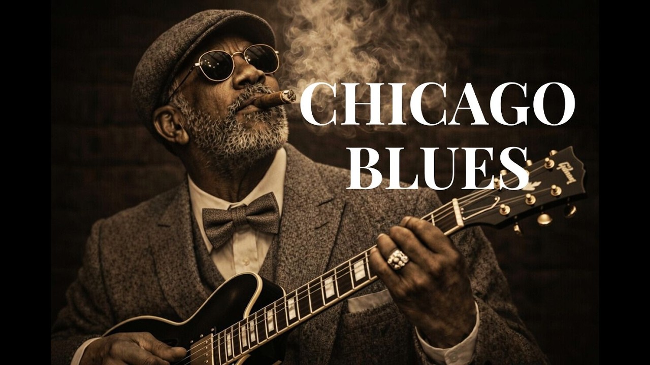 Blue Whiskey Blues – Slow Chicago Blues & Smooth Jazz for Midnight Relaxation
