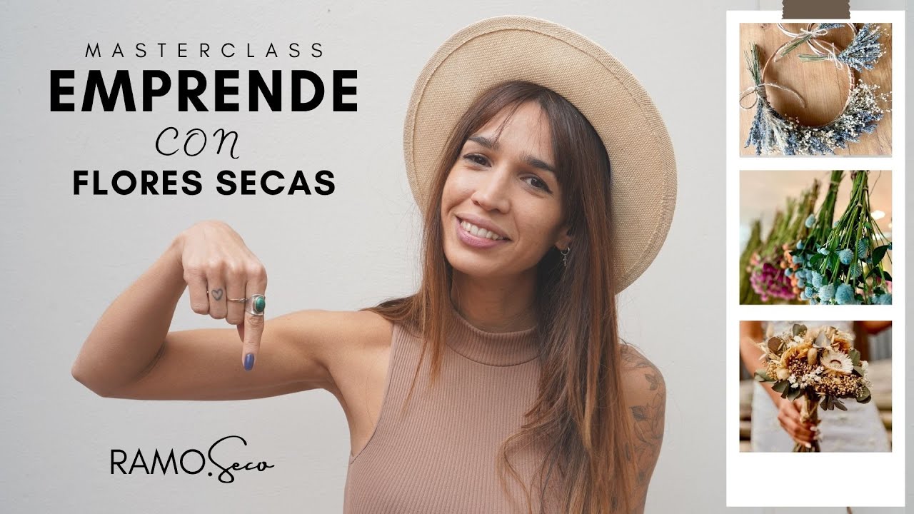🌾Masterclass “EMPRENDE CON FLORES SECAS”🌸