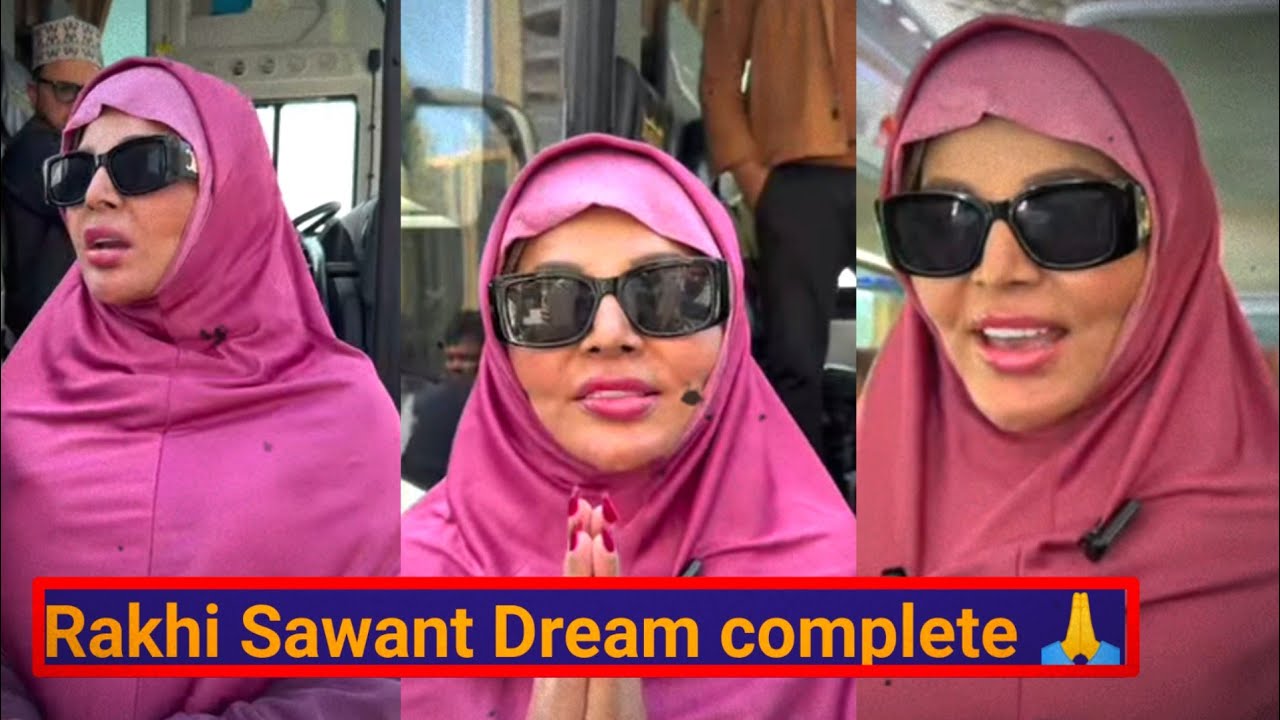 Rakhi Sawant Happy moment with Umrah Family