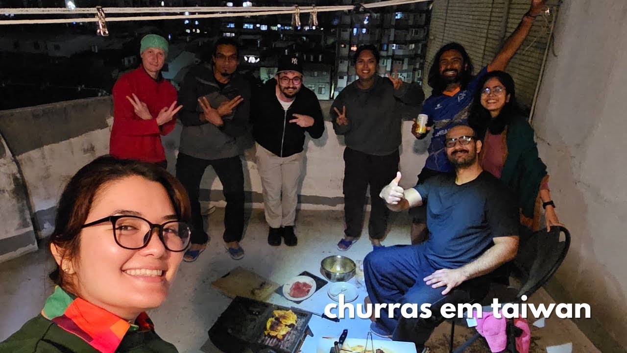 churrasco em TAIWAN + nosso novo DJI MIC MINI 🍖🎤🇹🇼
