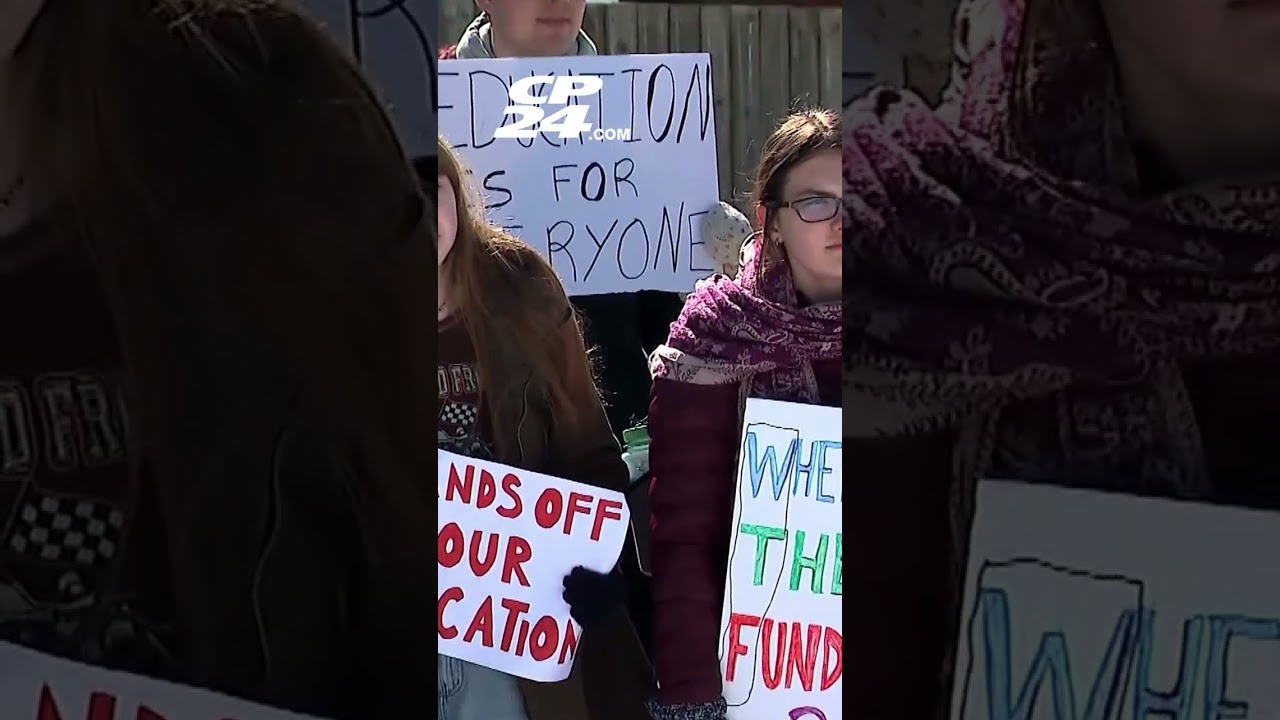 High school students walkout over recent changes to OSAP