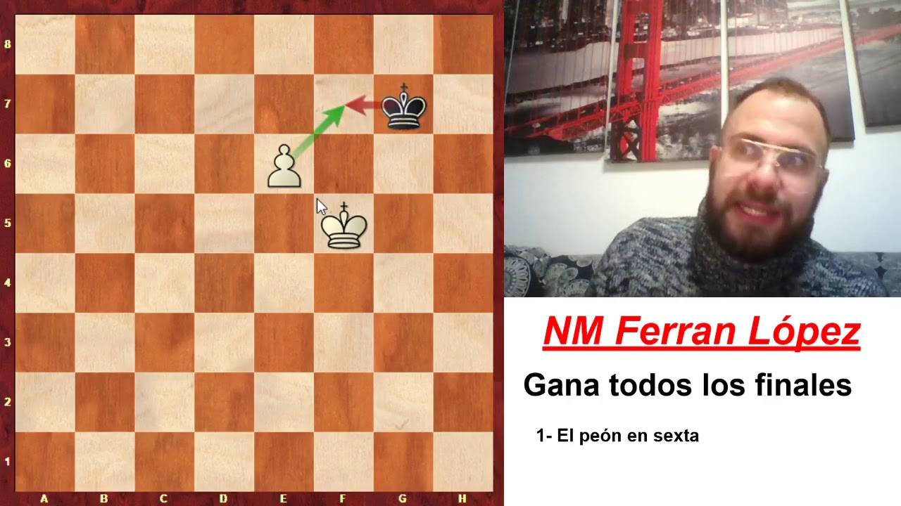 El PEÓN en la sexta fila [Final 2]. Ajedrez aprender FINALES