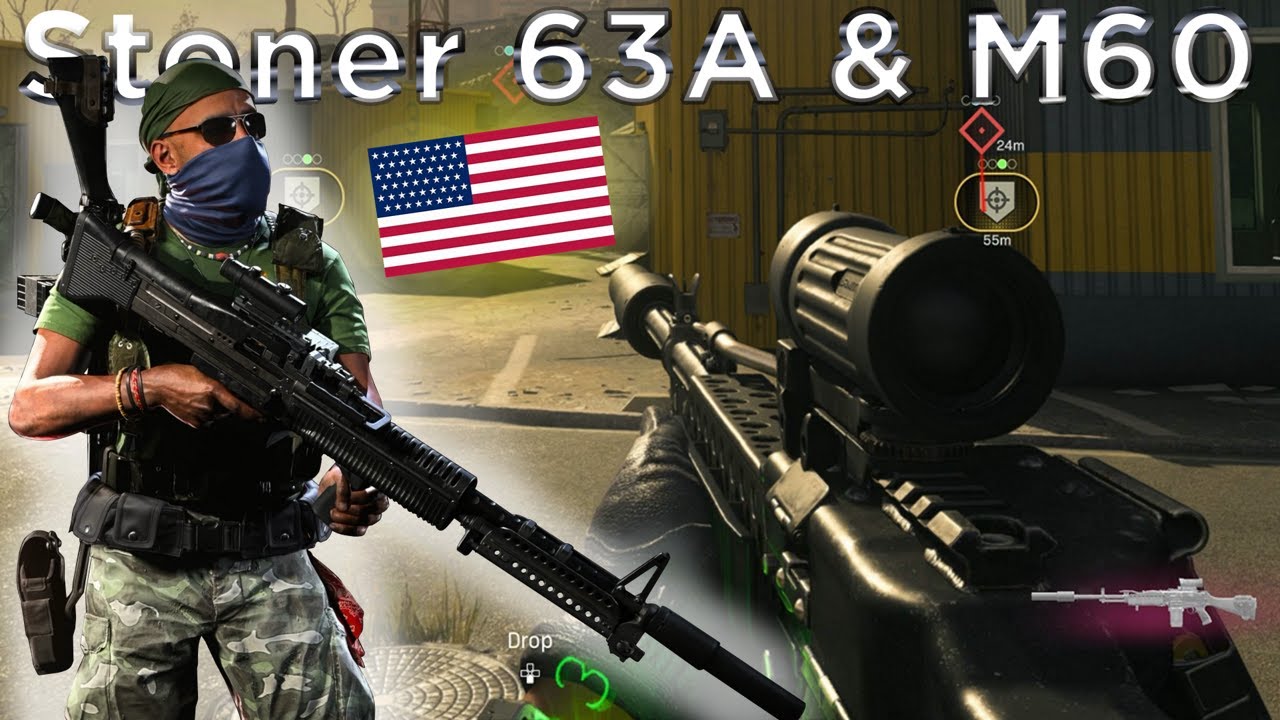 Stoner 63A & M60 Gameplay (again) - Call of Duty Warzone (PS5) (OFF META)