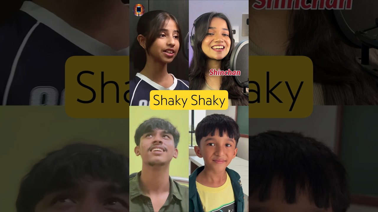Shaky Shaky Singing Battle | Anukriti x Krish x Kishore x Rhythm as Shinchan x KD Viral Song