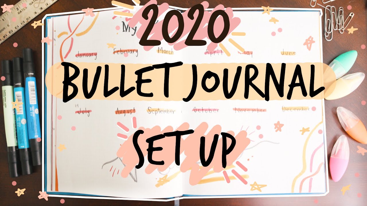 Моя организация ежедневника Bullet Journal на 2020 год | JustAli