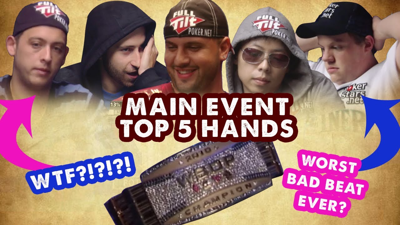 2010 WSOP Main Event - Top 5 Hands | World Series of Poker