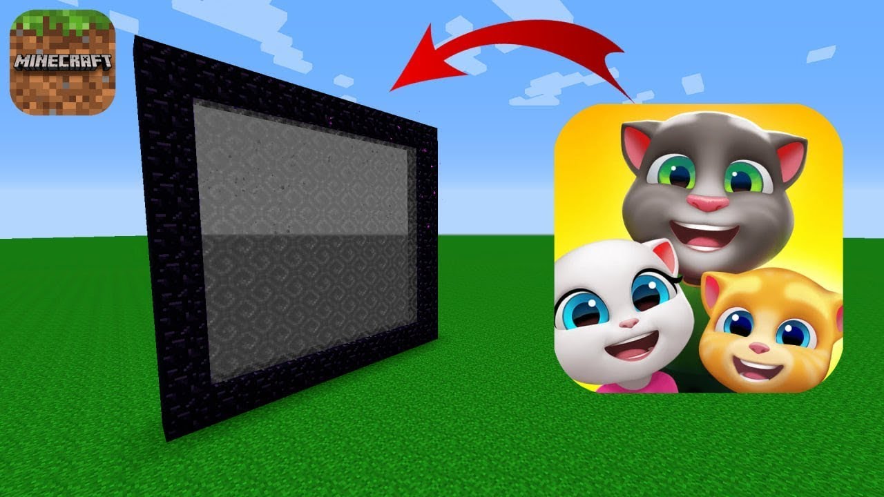 How To Make A Portal To The Talking Tom Dimension in Minecraft!