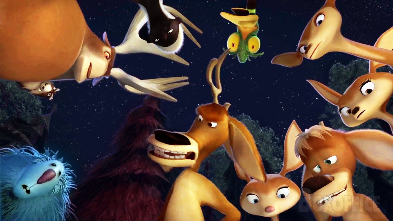 Momentos de animales graciosos y locos en Amigos salvajes 3