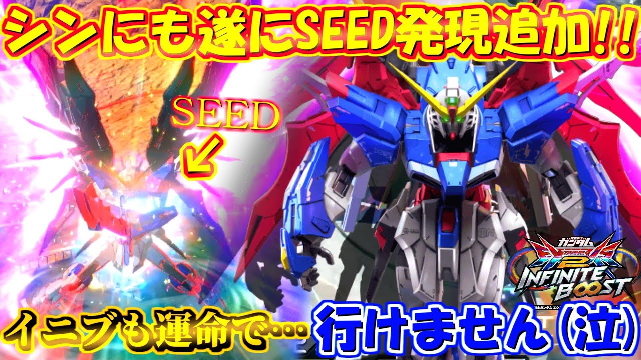シンにもSEED発現が追加!!残像からSEED出来てワクワクと思いきやとんでもない事になってました…(泣)【デスティニー】【マイフリ】【イニブ】【まゆら】