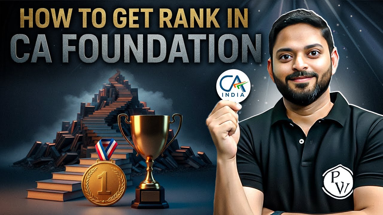 How to Get Rank in CA Foundation?🤔🔥