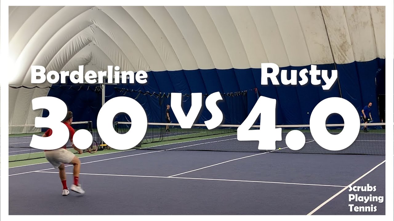 NTRP 4.0 (Paul) vs NTRP 3.0 (A.J.): Men's Singles Tennis Match Highlights