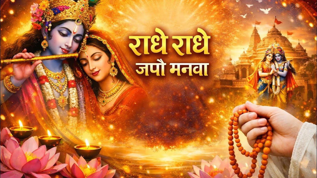 राधे राधे मनवा । राधा रानी का बेहदसुंदरभजन #latestbhajan2026#sandhya bhajan #aarti #bhakti song 