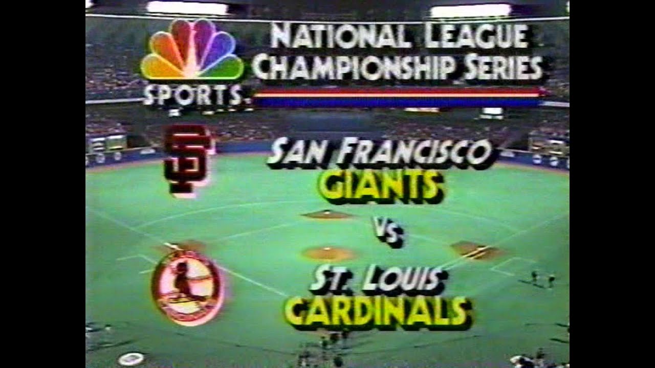 Giants vs Cardinals (1987 National League Championship Series Game 1)