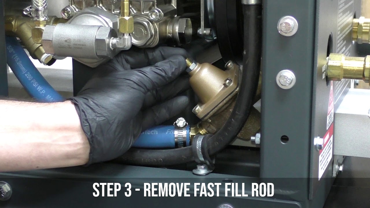 Adjusting the Inlet Water Pressure Regulator - Sapphire Scientific / Prochem Truckmounts
