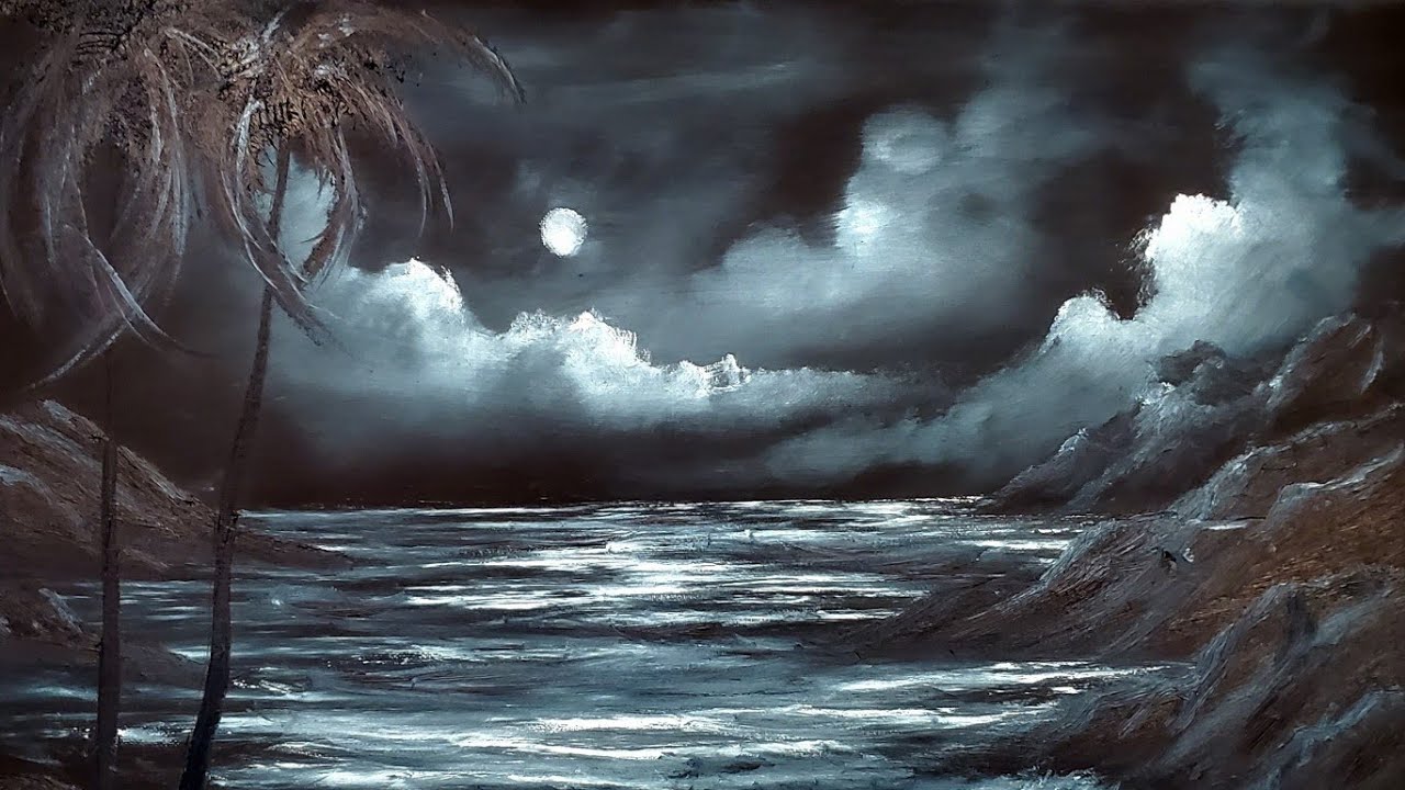 Simple Seascape in Oil - Wet on Wet