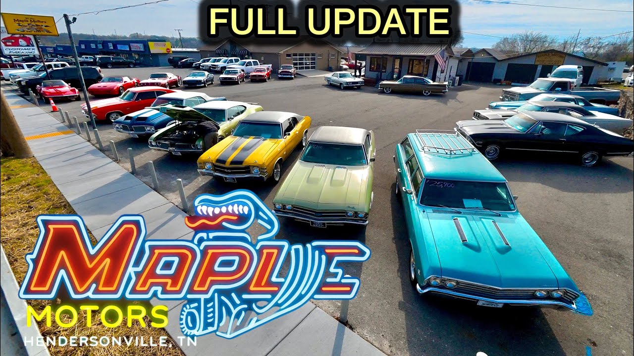 American Muscle Cars Maple Motors 12/1/25 Inventory Update Classic Hotrods For Sale Deals USA Rides