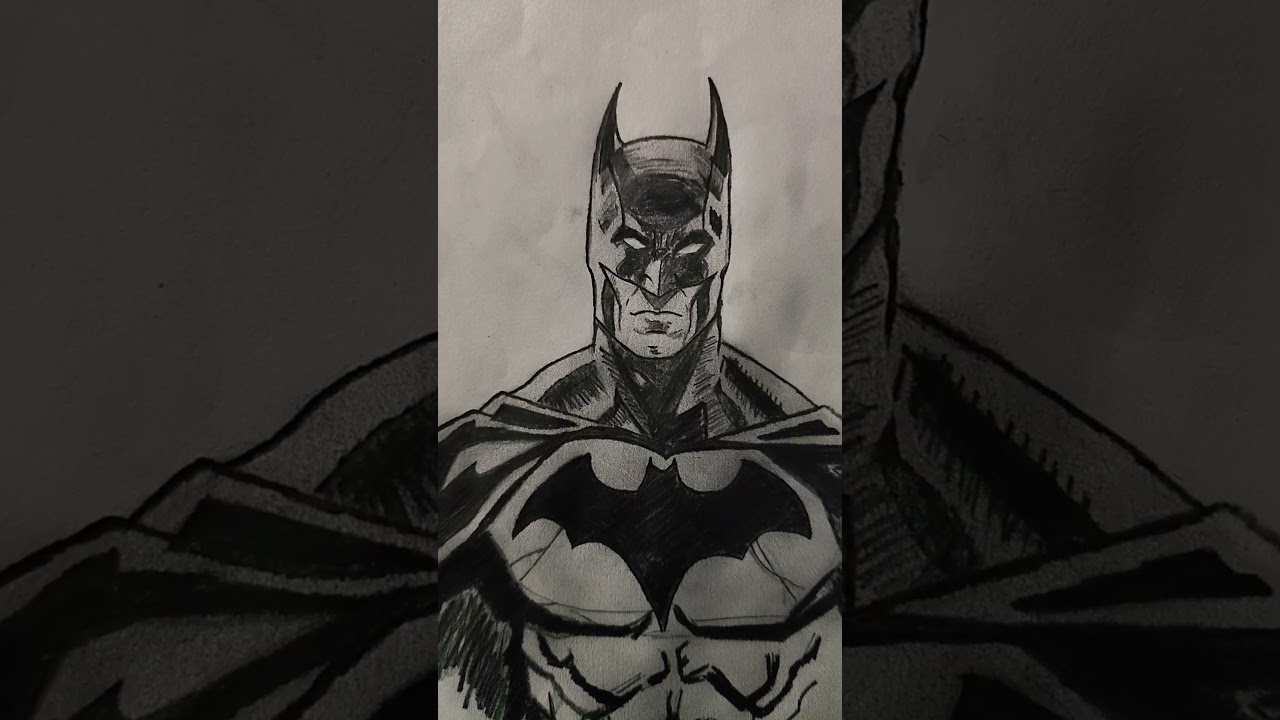 I Drew Batman 🦇 | Dark Knight Pencil Sketch 