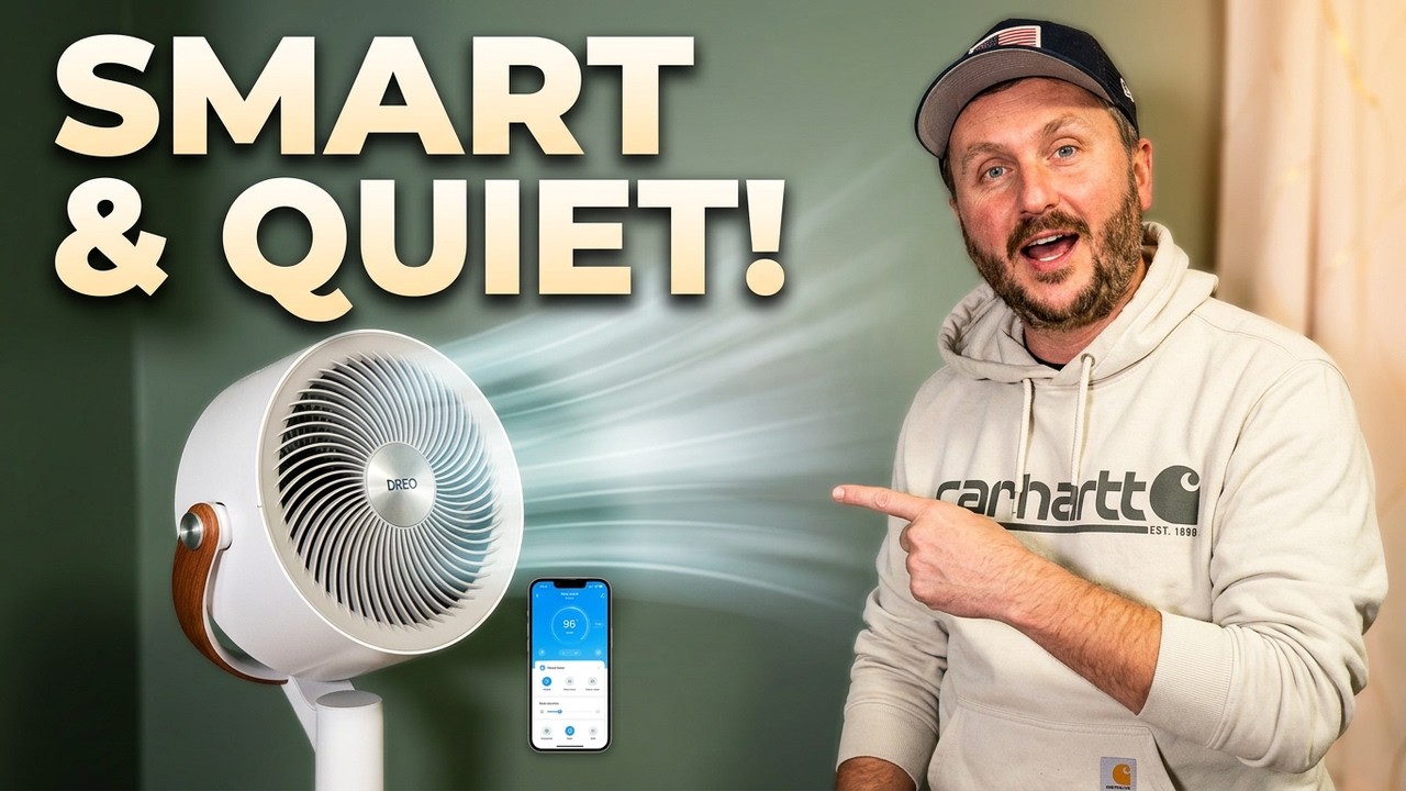 Dreo Fan Review! Smart Quiet Pedestal Fan w/ Wi-Fi & 100ft Airflow