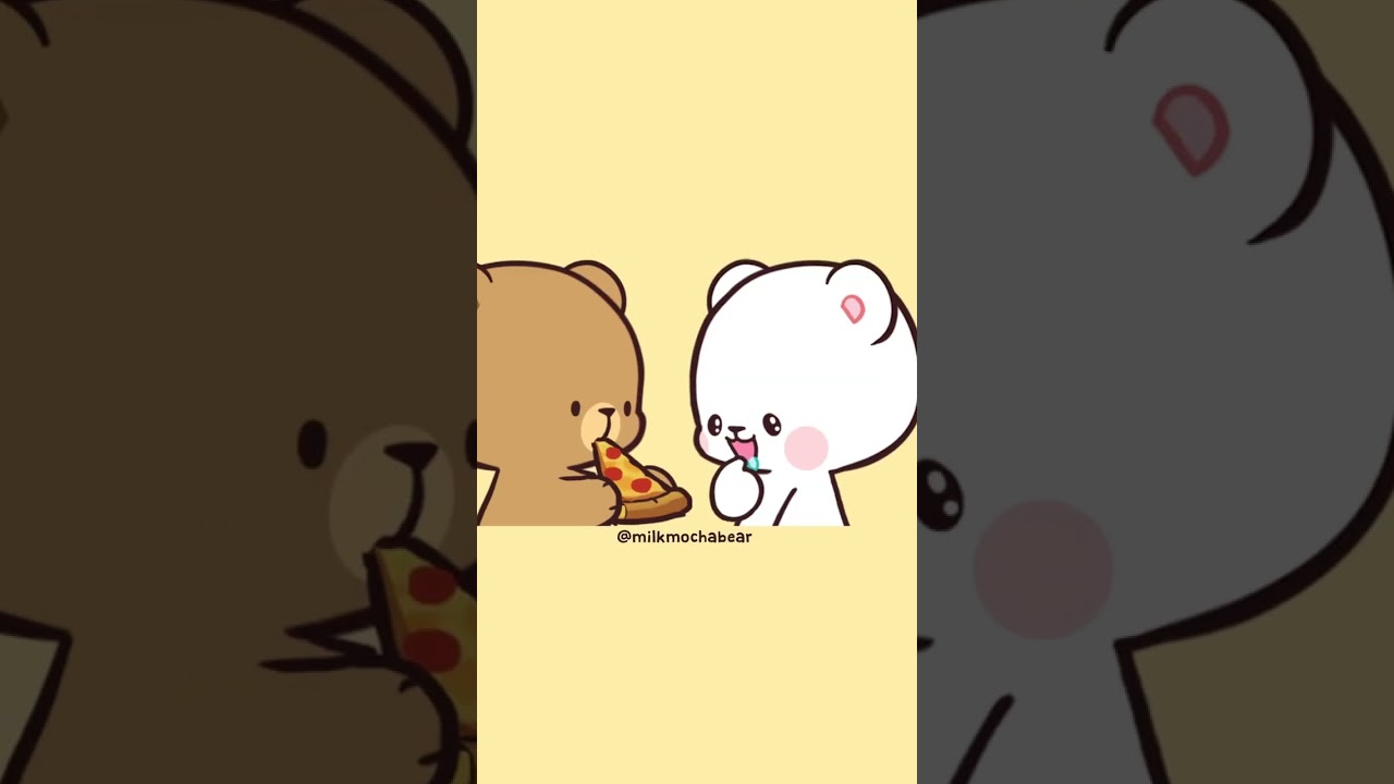 Milk wants it too! 🤤 #shorts #milkmocha #milkandmocha #milkmochabear #animation #cuteanimation