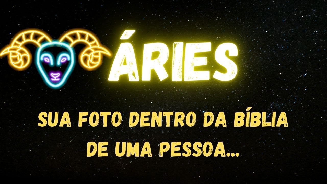 ♈️ÁRIES📖SUA FOTO DENTRO DA BÍBLIA DE UMA PESSOA...