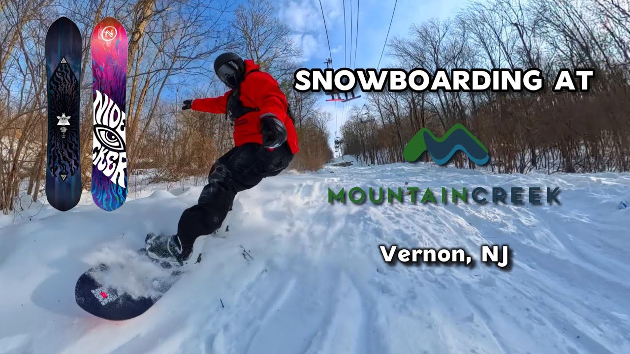 Snowboarding at Mountain Creek's South Peak (7 FEB 2026)