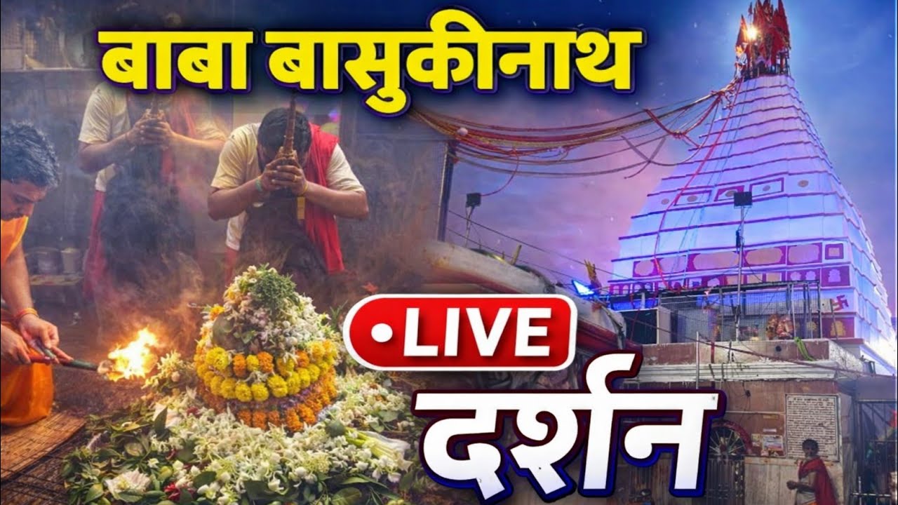जो नहीं आ पाए मंदिर, वो यहाँ देखें LIVE दर्शन 🙏 चैत्र मास कृष्ण पक्ष तृतीया दिन -शुक्रवार#basukinath