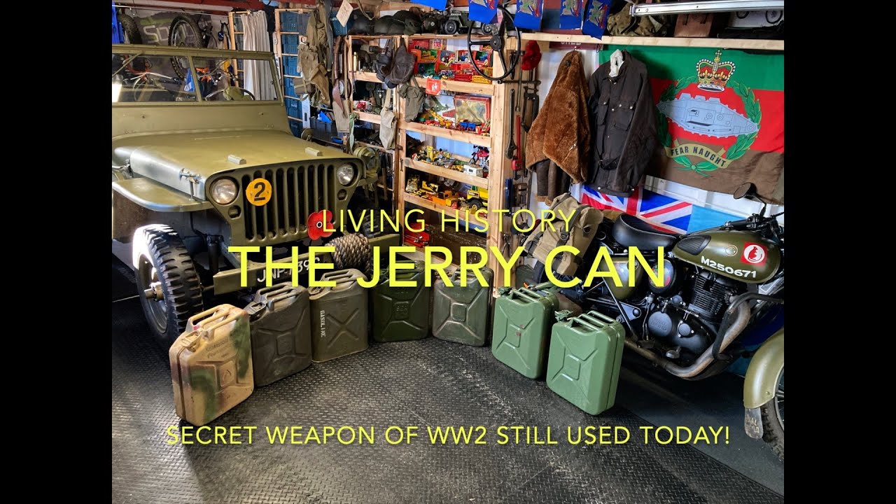 WW2 Jerry Cans, The Secret Weapon of WW2, Still in use after 85 years!