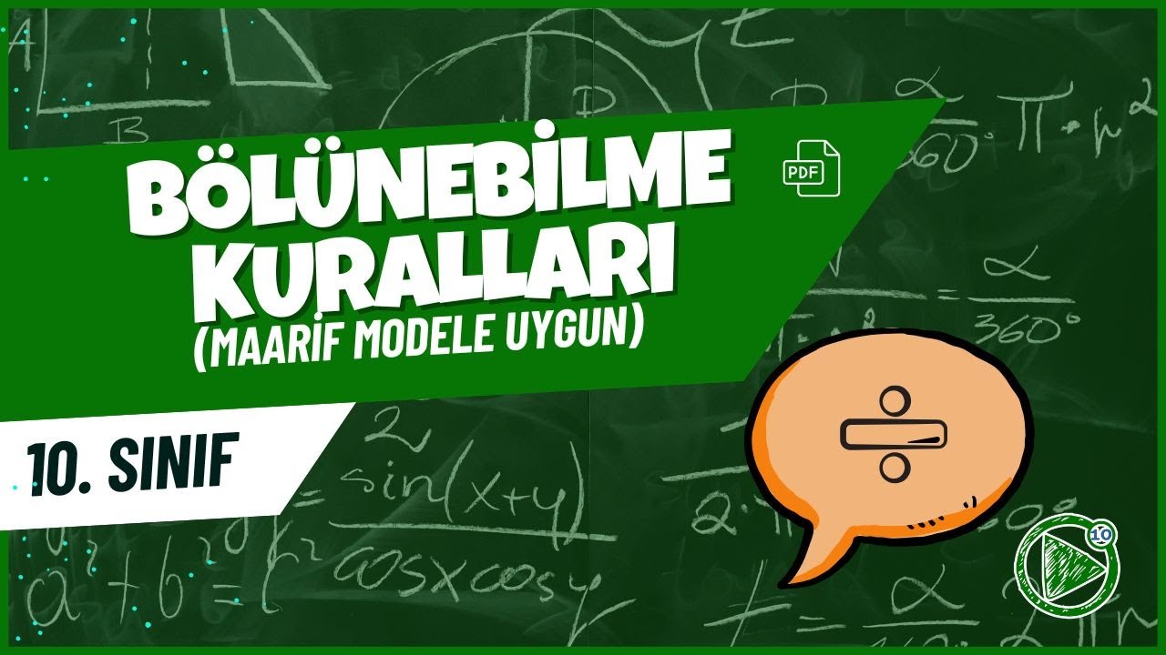 Bölünebilme Kuralları - 1  | 10. Sınıf Matematik Konu Anlatımı | 2026