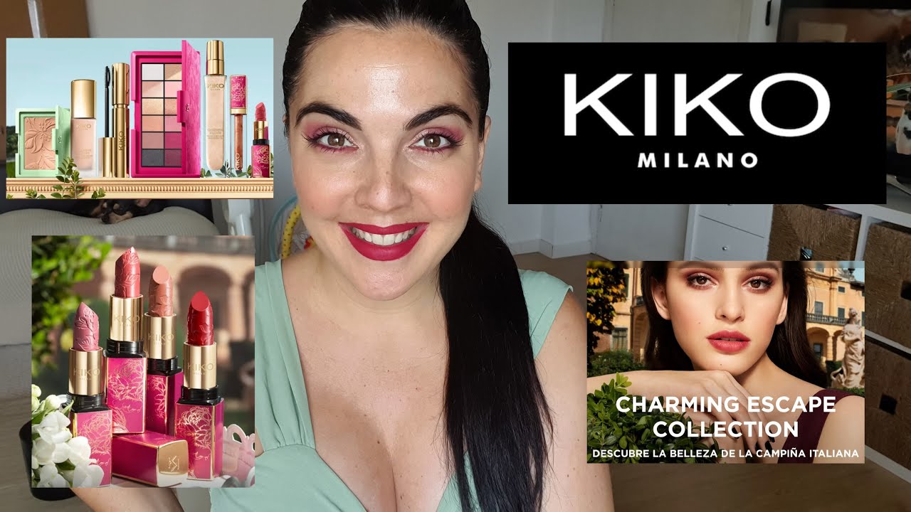 Maquillaje de kiko Milano,nueva colección CHARMING ESCAPE!!! Colección Completa! #KIKOCharmingEscape