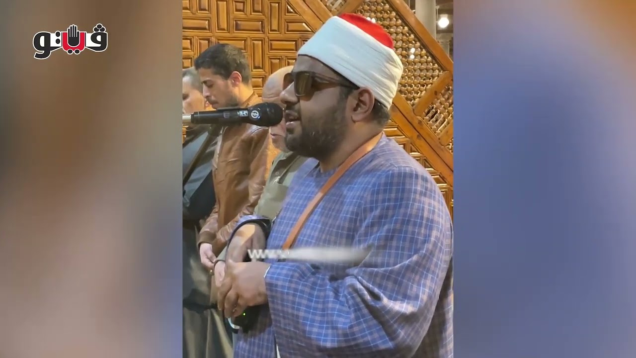 نجم دولة التلاوة،عطية الله رمضان يؤم المصلين في صلاة التراويح بمسجد عمرو بن العاص