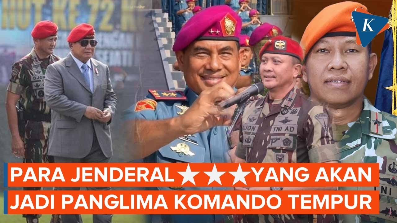 Tiga Jenderal yang Akan Dilantik Jadi Panglima Komando Tempur TNI, Siapa Saja?