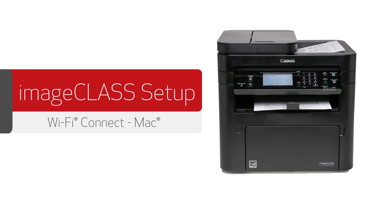 Canon imageCLASS 6 Line Touch UI Easy Wireless Setup for Windows