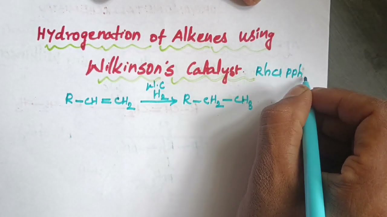 Hydrogenation of Alkenes using Wilkinson catalysts