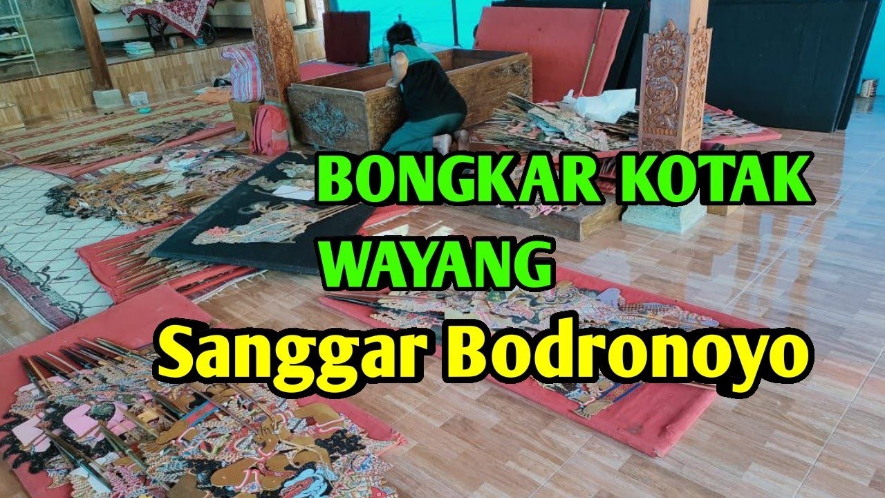 BONGKAR KOTAK WAYANG SANGGAR BODRONOYO PONOROGO