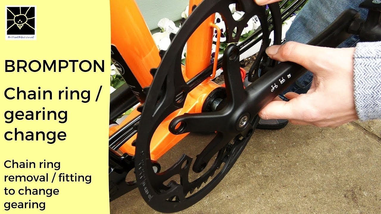 Brompton Chain ring / gearing change