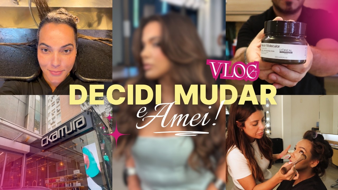 MUDEI! Eu precisava desse glow up | VLOG