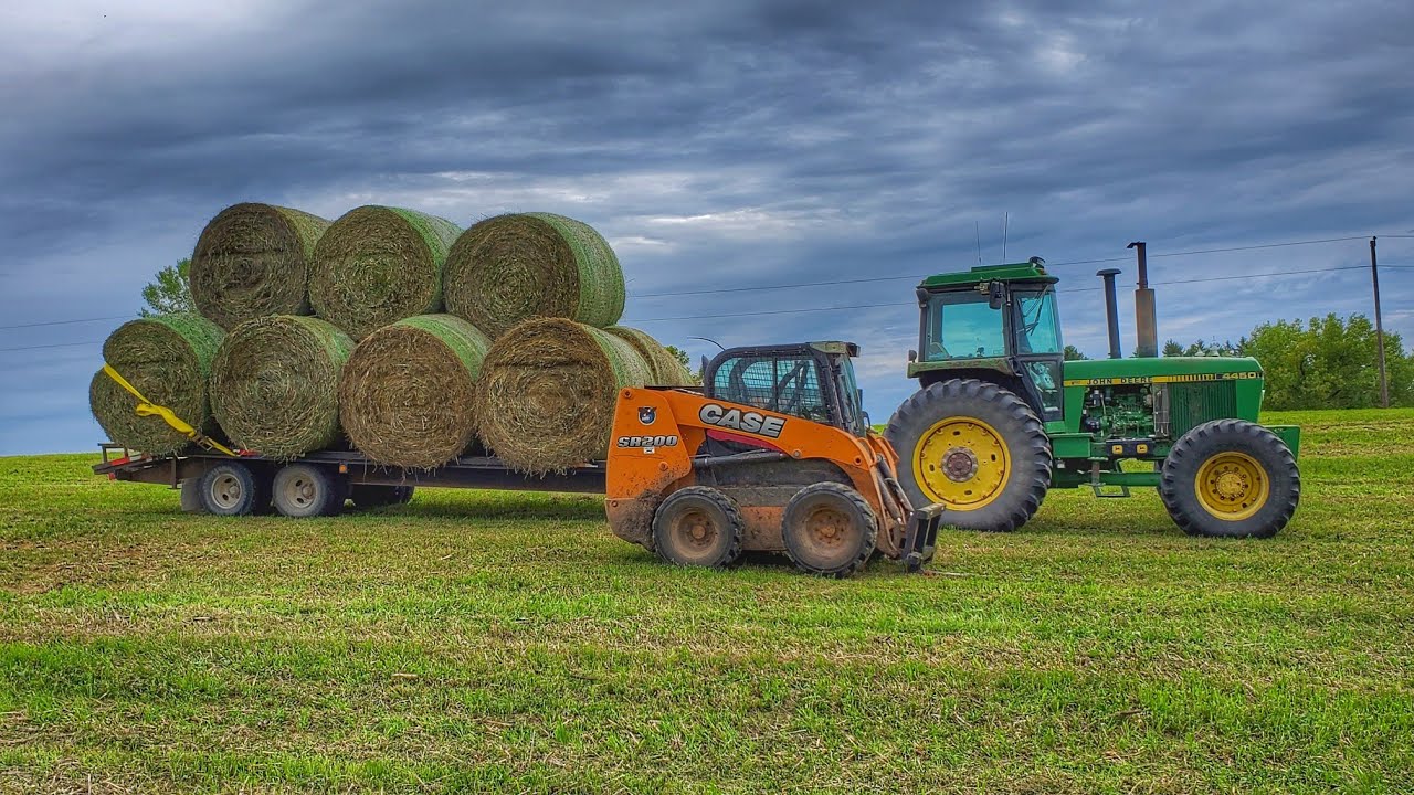 Hauling Round Bales