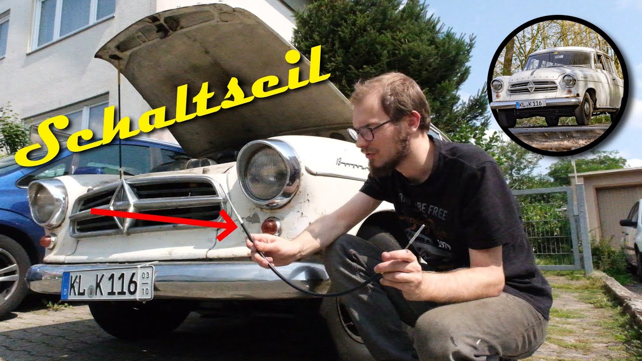Neues Schaltseil für die Borgward Isabella.