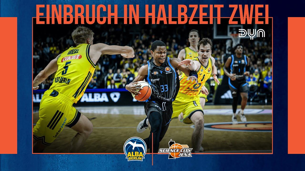 Highlights: ALBA BERLIN - Science City Jena Basketball (Saison 2025/26) BBL Pokal