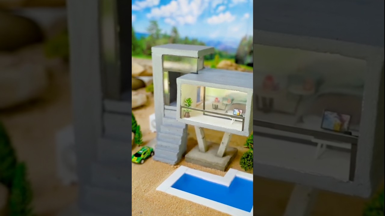 Build a Mini House #vfuho #Mini Up #house #miniature#shorts #shortvideo