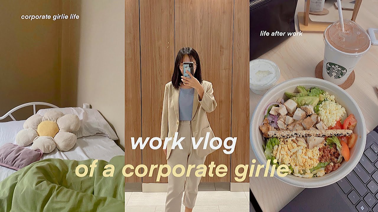 work vlog 👜✨| realistic corporate life, movies, dinner dates, & fun run after work | weyatoons