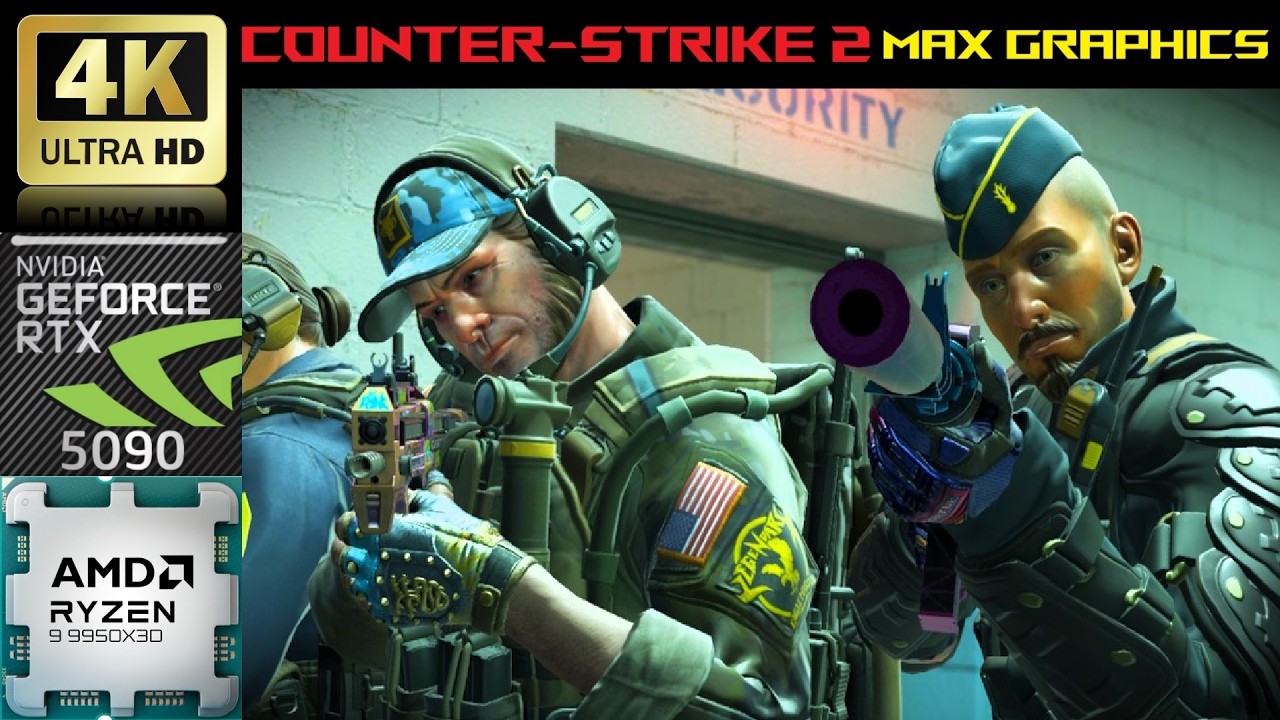 [4K] Counter Strike 2 - Nvidia RTX 5090 AMD Ryzen 9950x3D #gaming #cs2 #pc #cs #fyp #game #viral #4k