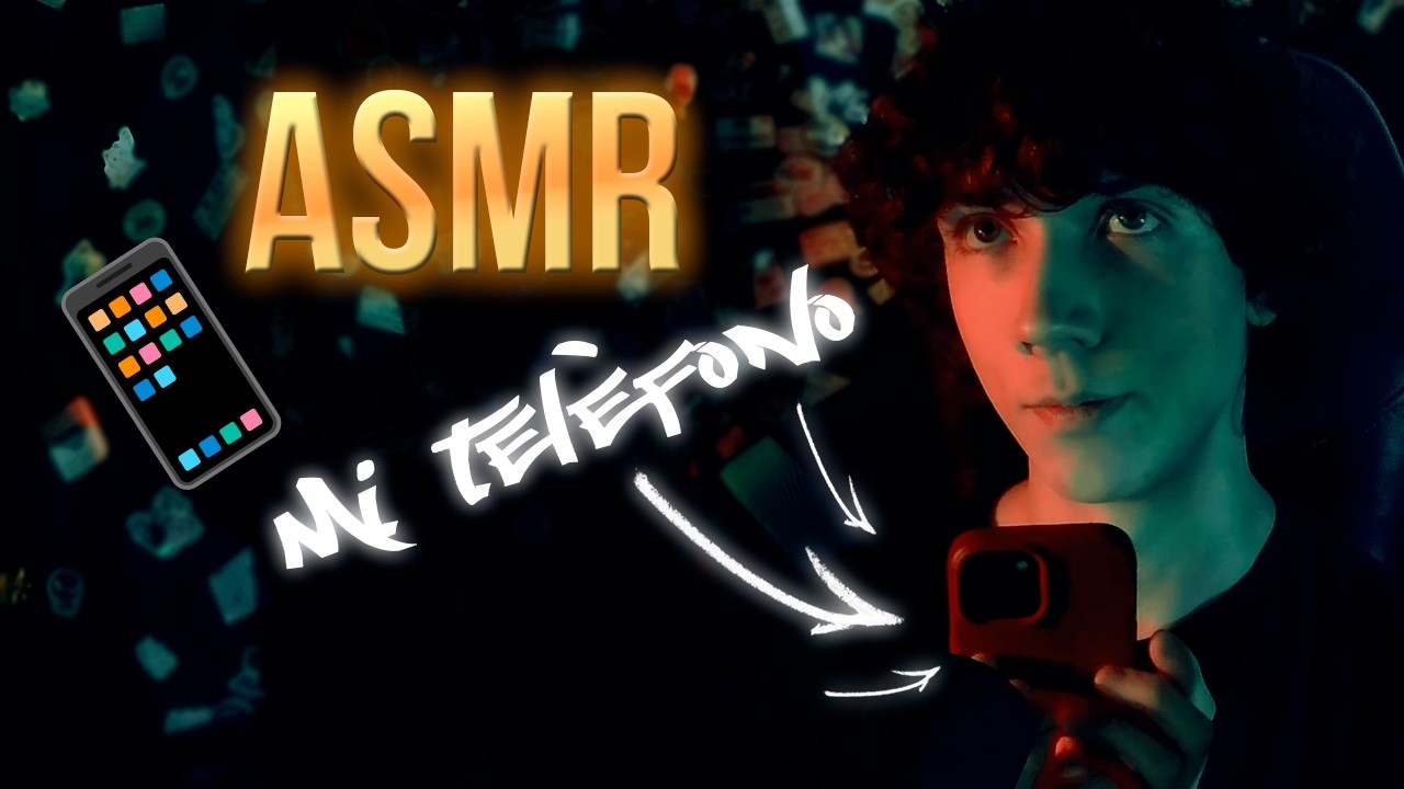 ASMR Revisando mi teléfono 📱💤 Voz suave, susurros y tapping
